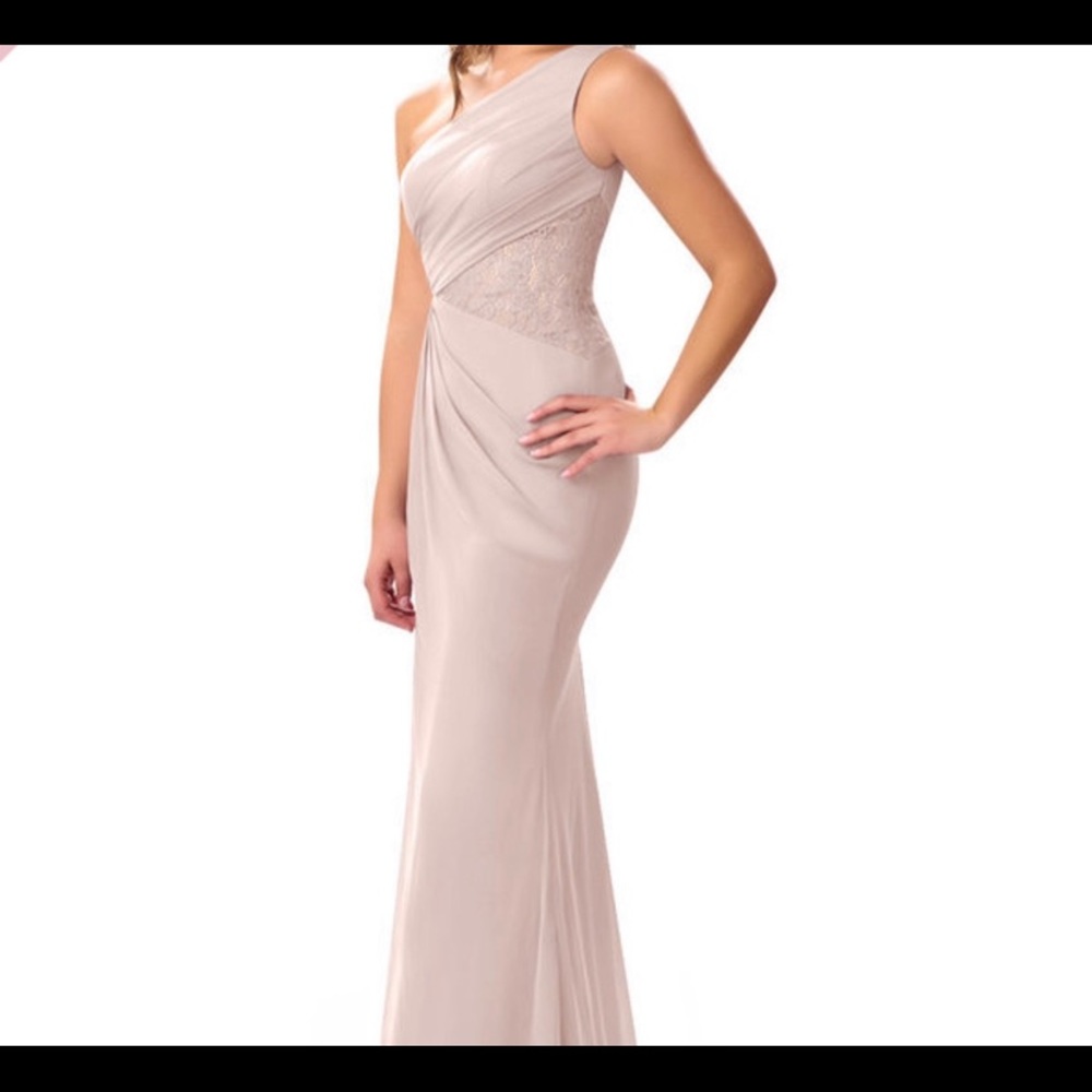 Unaltered/Perfect Condition Blush Bridesmaid Dress - image 3